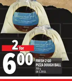 Metro FRESH 2 GO PIZZA DOUGH BALL offer