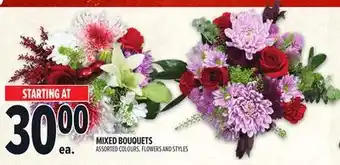 Metro MIXED BOUQUETS offer