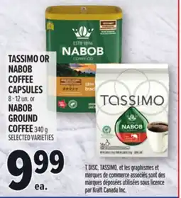 Metro TASSIMO OR NABOB COFFEE | NABOB GROUND COFFEE offer