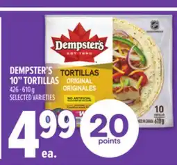 Metro DEMPSTER'S 10 TORTILLAS offer