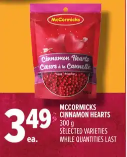 Metro MCCORMICKS CINNAMON HEARTS offer