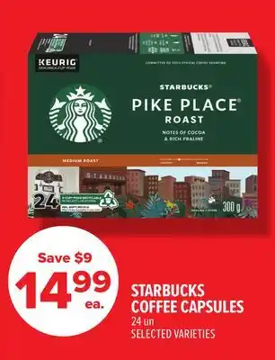 Metro STARBUCKS COFFEE CAPSULES offer