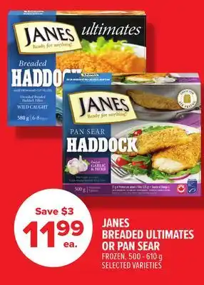 Metro JANES BREADED ULTIMATES OR PAN SEAR offer