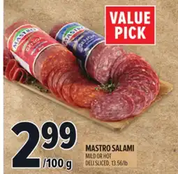 Metro MASTRO SALAMI offer