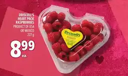 Metro DRISCOLL'S HEART PACK RASPBERRIES offer