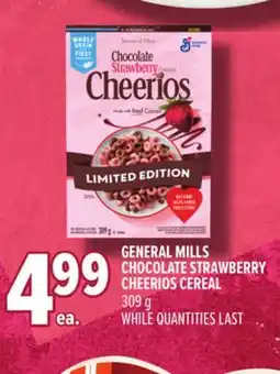 Metro GENERAL MILLS CHOCOLATE STRAWBERRY CHEERIOS CEREAL offer