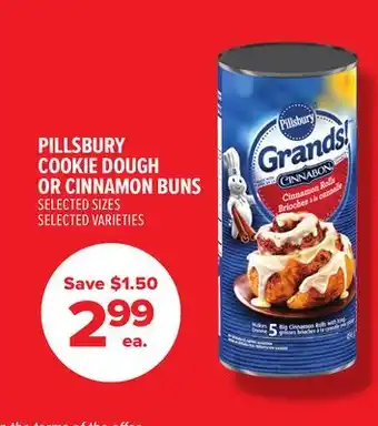 Metro PILLSBURY COOKIE DOUGH OR CINNAMON BUNS offer