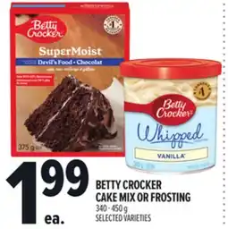 Metro BETTY CROCKER CAKE MIX OR FROSTING offer