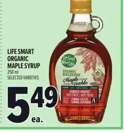 Metro LIFE SMART ORGANIC MAPLE SYRUP offer