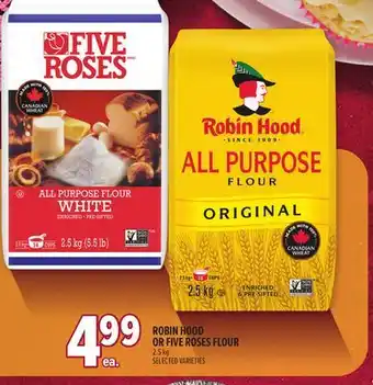 Metro ROBIN HOOD OR FIVE ROSES FLOUR offer