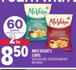 Metro MISS VICKIE'S CHIPS offer