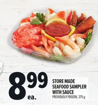 Metro STORE MADE SEAFOOD SAMPLER WITH SAUCE offer