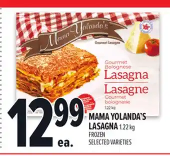 Metro MAMA YOLANDA'S LASAGNA offer