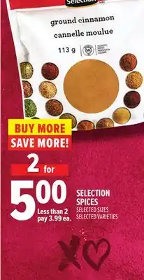 Metro SELECTION SPICES offer