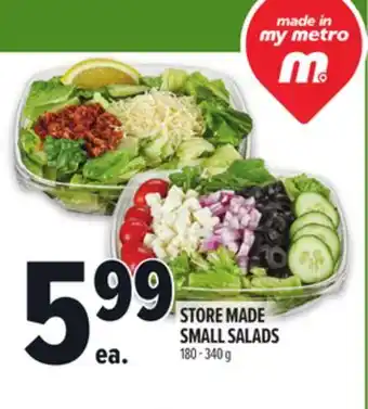 Metro STORE MADE SMALL SALADS offer