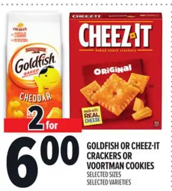 Metro GOLDFISH OR CHEEZ-IT CRACKERS OR VOORTMAN COOKIES offer