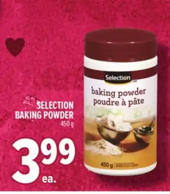 Metro SELECTION BAKING POWDER offer