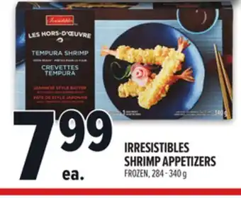 Metro IRRESISTIBLES SHRIMP APPETIZERS offer