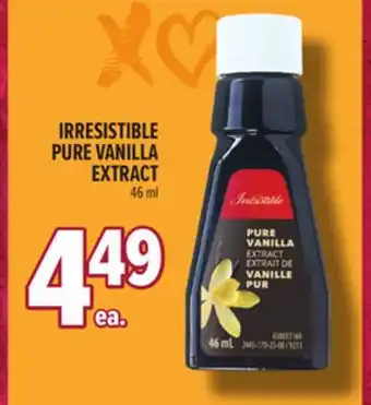 Metro IRRESISTIBLE PURE VANILLA EXTRACT offer