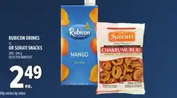 Metro RUBICON DRINKS 1 L OR SURATI SNACKS 200 - 341 G offer