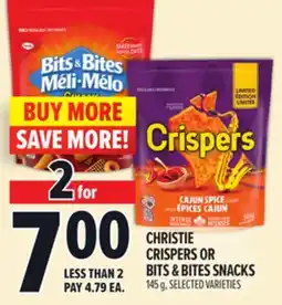 Metro CHRISTIE CRISPERS OR BITS & BITES SNACKS offer