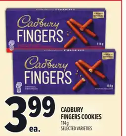 Metro CADBURY FINGERS COOKIES offer