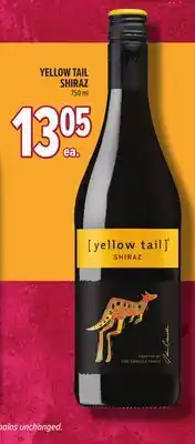 Metro YELLOW TAIL SHIRAZ offer