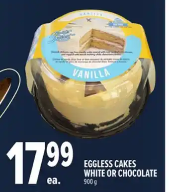 Metro EGGLESS CAKES WHITE OR CHOCOLATE offer