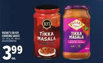 Metro PATAK'S OR KFI COOKING SAUCE offer