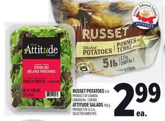 Metro RUSSET POTATOES offer