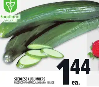 Metro SEEDLESS CUCUMBERS offer