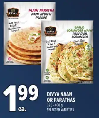 Metro DIVYA NAAN OR PARATHAS offer