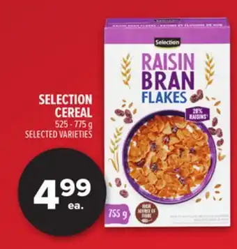 Metro SELECTION CEREAL offer