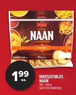 Metro IRRESISTIBLES NAAN offer