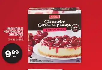 Metro IRRESISTIBLES NEW YORK STYLE CHEESECAKE offer