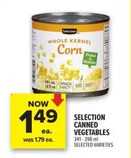 Metro SELECTION CANNED VEGETABLES offer