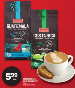 Metro IRRESISTIBLES GROUND COFFEE offer