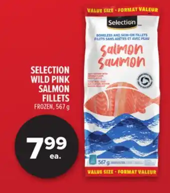 Metro SELECTION WILD PINK SALMON FILLETS offer