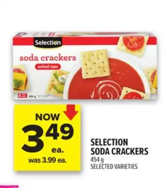 Metro SELECTION SODA CRACKERS offer