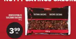 Metro IRRESISTIBLES SULTANA RAISINS offer