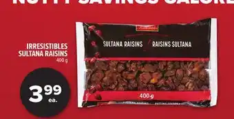 Metro IRRESISTIBLES SULTANA RAISINS offer