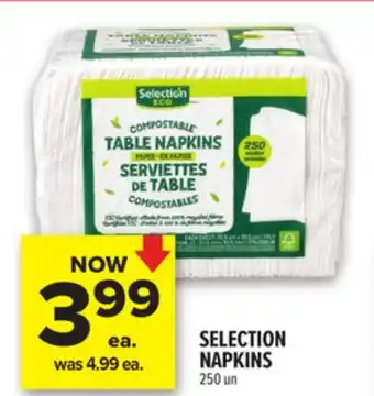 Metro SELECTION NAPKINS offer