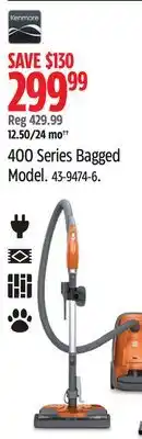 Canadian Tire Kenmore 400 Series Bagged Model offer