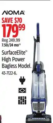 Canadian Tire NOMA SurfaceElite High Power Bagless Model offer