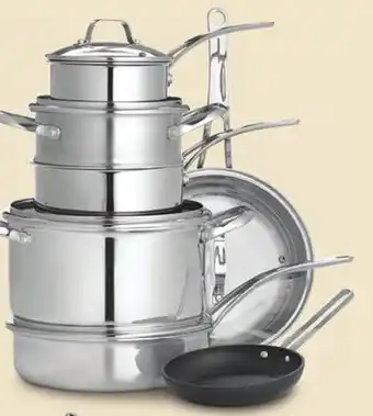 Canadian Tire Heritage The Rock 12-Pc Stainless-Steel Clad Cookset offer