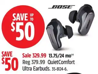 Canadian Tire QuietComfort Ultra Earbuds offer