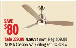 Canadian Tire NOMA Cassian 52˝ Ceiling Fan offer