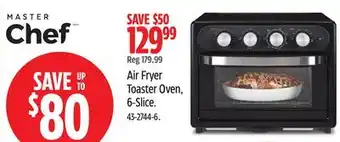 Canadian Tire Master Chef Air Fryer Toaster Oven, 6-Slice offer