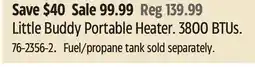 Canadian Tire Mr. Heater Little Buddy Portable Heater offer