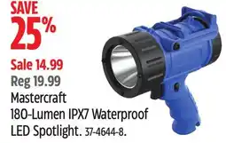 Canadian Tire Mastercraft 180-Lumen IPX7 Waterproof LED Spotlight offer